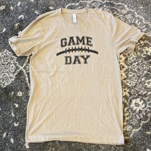 Bella And Canvas Game Time Football Tee